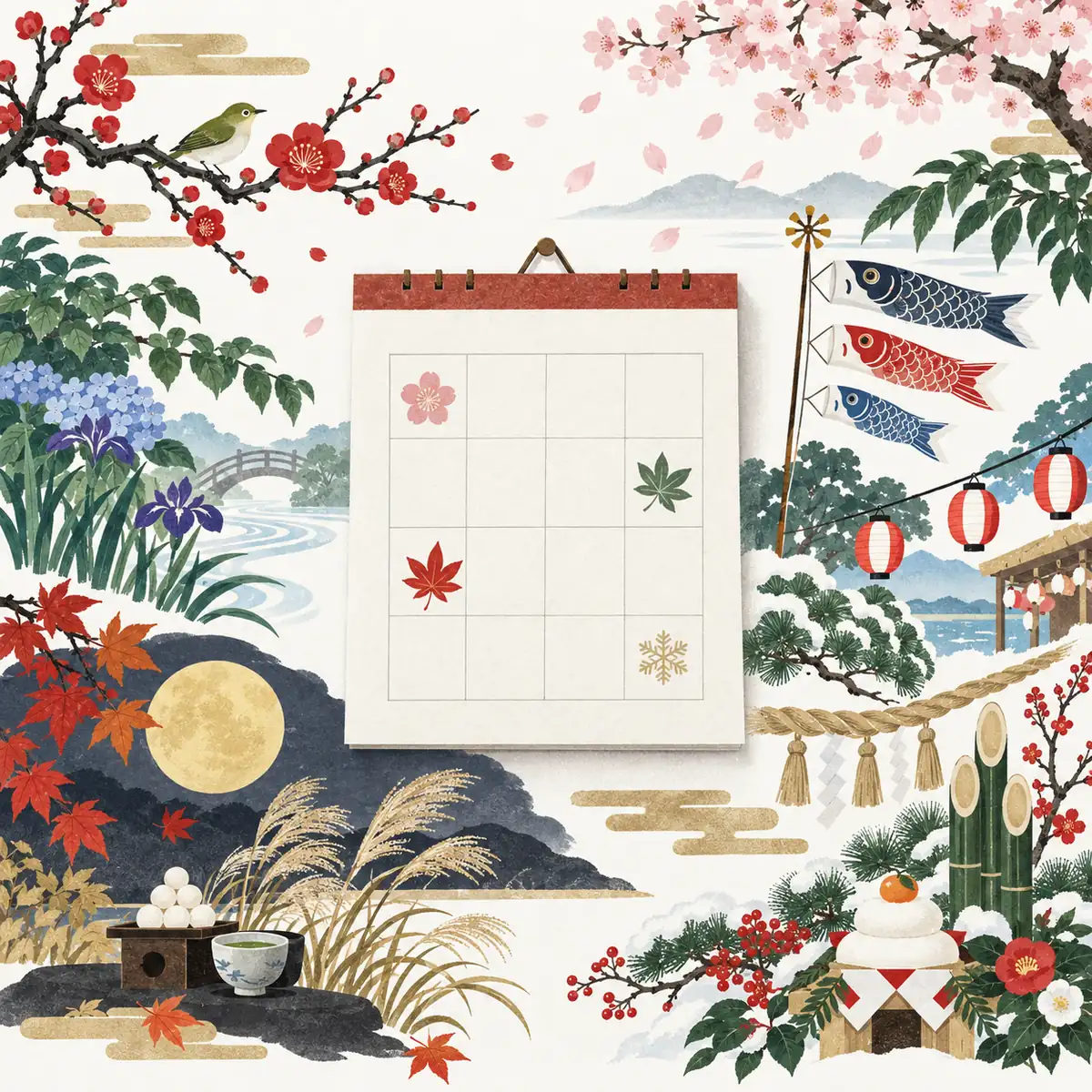 2027年の季節行事を月別に確認する日本の行事カレンダー